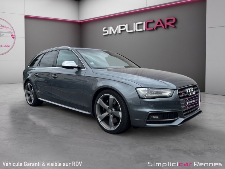 Audi s4 avant gris daytona 3.0 tfsi v6 333ch quattro s tronic - radar av ar - bang  olufsen - intérieur bi-ton occasion...