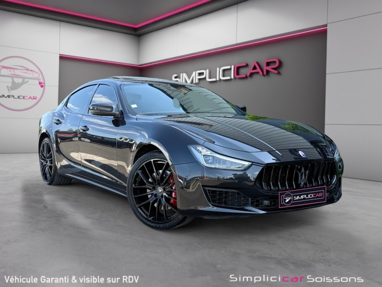 Maserati ghibli 3.0 v6 350ch ribelle - to/sièges chauf/harman kardon/ caméra 360 - garantie 12 mois occasion simplicicar...