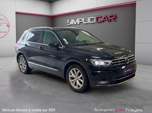 Volkswagen tiguan 2.0 tdi 150 dsg7 carat acc toit ouvrant caméra de recul garantie 12 mois occasion barberey simplicicar...