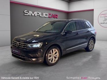 Volkswagen tiguan 2.0 tdi 150 dsg7 carat acc toit ouvrant caméra de recul garantie 12 mois occasion barberey simplicicar...