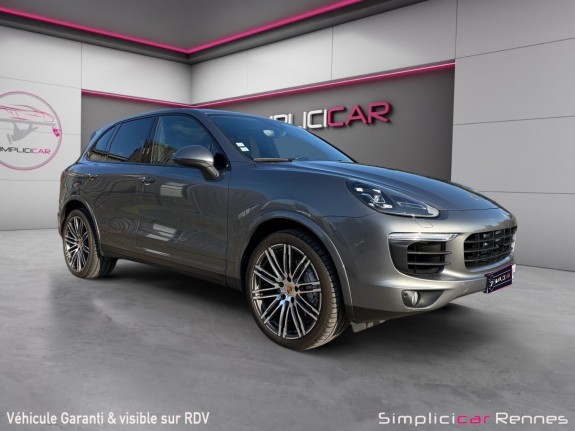 Porsche cayenne 4.2d v8 385 ch s tiptronic jantes turbo 21 - toit ouvrant - attelage - carplay - climatisation automatique...