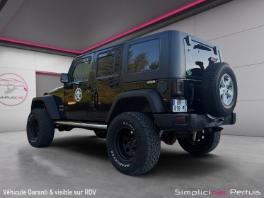 Jeep wrangler 2.8 crd 177 unlimited sport kit rehausse 10 camera recul attelage garantie 12 mois occasion simplicicar pertuis...