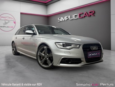 Audi a6 avant v6 3.0 bitdi dpf 313 quattro s line tiptronic 8 a gps, sièges chauffants, clim multizone garantie 12 mois...