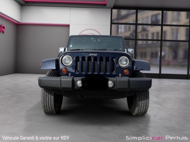 Jeep wrangler 2.8 crd 200 sahara attelage jantes 18 clim gps vitres et rétroviseurs électriques garantie 12 mois occasion...