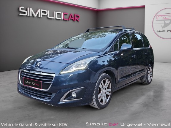 Peugeot 5008 allure eat6 1.6hdi 120ch / toit pano / camera de recul / gps / bluetooth/ 2eme main occasion simplicicar orgeval...