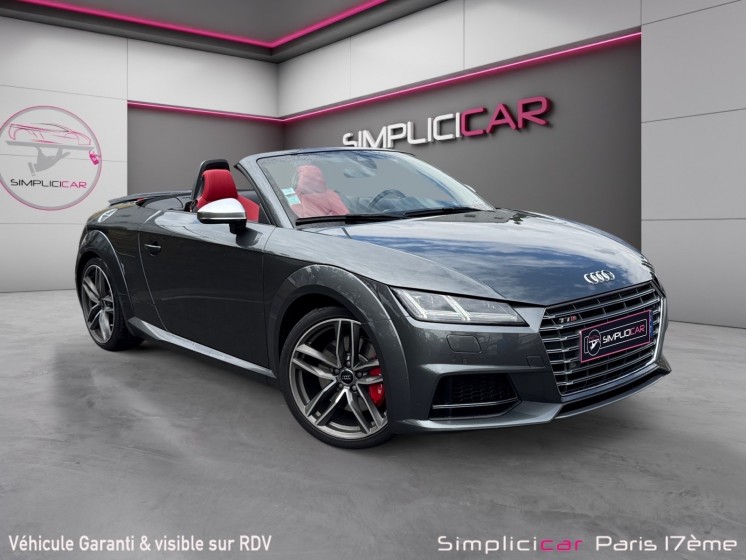Audi tts roadster 2.0 tfsi 310 s tronic 6 quattro - siÈges chauffant - ligne p4 exhaust - jantes rs occasion paris 17ème...