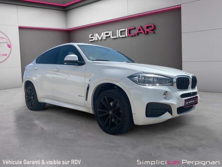Bmw x6 f16 m50d 381 ch avant reprise garantie 12 mois occasion simplicicar perpignan  simplicicar simplicibike france