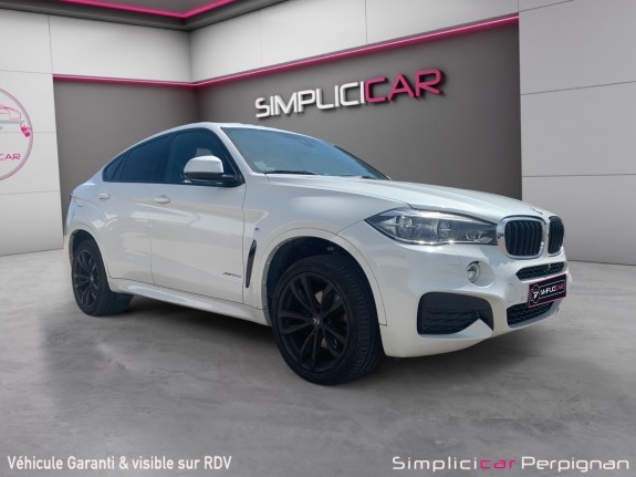 Bmw x6 f16 m50d 381 ch avant reprise garantie 12 mois occasion simplicicar perpignan  simplicicar simplicibike france