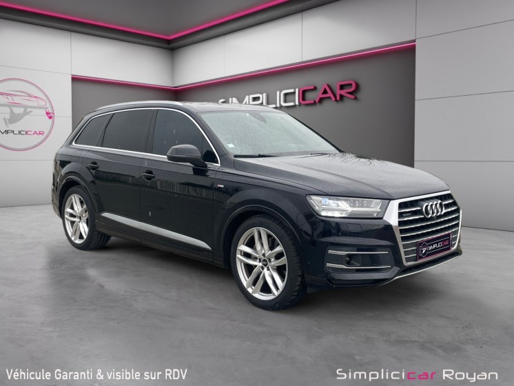 Audi q7 3.0 v6 tdi 272 ch tiptronic 8 rapports quattro s line / 7 places / entretien complet audi / garantie 12 mois occasion...
