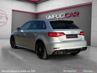 Audi a3 sportback quattro s-line 2.0 tdi 184 ch boite auto - volant méplat - carplay - garantie 12 mois occasion simplicicar...