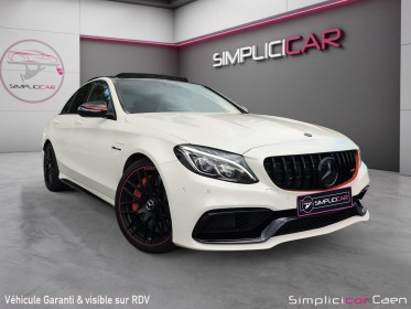 Mercedes classe c 63s amg edition one v8 bi-turbo 510 ch garantie 12 mois occasion simplicicar caen  simplicicar simplicibike...