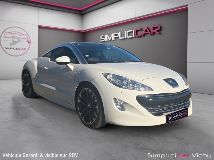 Peugeot rcz 1.6 thp 200 ch sièges chauffants réglage electrique cuir garantie 12 mois occasion simplicicar vichy...