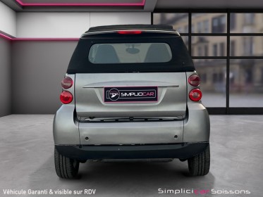 Smart fortwo  1.0 84 ch cabrio passion - phare auto/gps - garantie 12 mois occasion simplicicar soissons simplicicar...