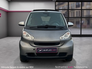 Smart fortwo  1.0 84 ch cabrio passion - phare auto/gps - garantie 12 mois occasion simplicicar soissons simplicicar...