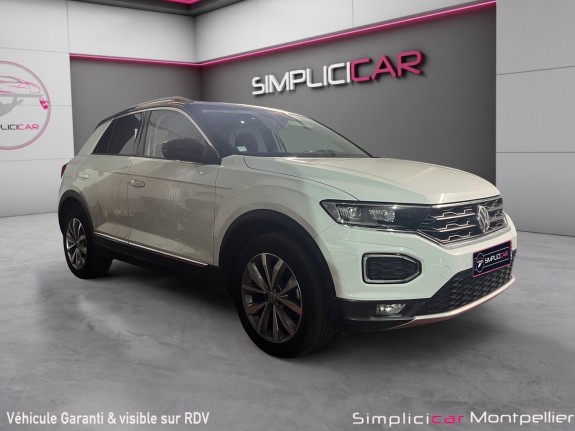 Volkswagen t-roc 1.5 tsi 150 evo start/stop dsg7 lounge toit ouvrant garantie 12 mois occasion montpellier (34) simplicicar...