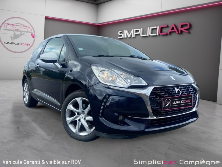 Ds ds 3 bluehdi 100 ss bvm5 sport chic occasion simplicicar compiegne simplicicar simplicibike france