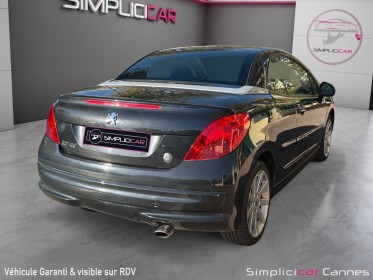 Peugeot 207 cc 1.6 vti 16v 120ch roland garros occasion cannes (06) simplicicar simplicibike france