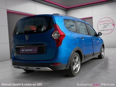 Dacia lodgy blue dci 115 7 places stepway 1ère main entretien complet dacia garantie 12 mois occasion simplicicar pertuis ...