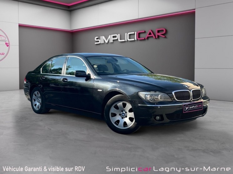 Bmw serie 7 e65/66 730d 231 ch a - sieges electriques en cuir - gps - radars av et ar occasion simplicicar lagny  simplicicar...