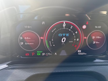 Volkswagen golf viii gte, 1.4 hybrid rechargeable opf 245ch, caméra, carplay wifi, garantie 12 mois occasion simplicicar...