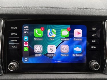 Skoda kodiaq 2.0 tdi 150 scr dsg7 7 places - camera de recul - carplay occasion simplicicar rennes simplicicar simplicibike...