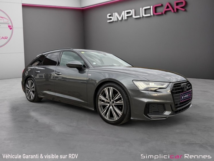 Audi a6 avant s line 40 tdi 204 ch s tronic 7 - toit ouvrant -  carplay- camera 360  - complet audi occasion simplicicar...