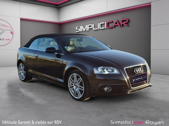 Audi a3 cabriolet 2.0 tdi 150 s line garantie 12 mois occasion simplicicar royan simplicicar simplicibike france