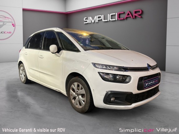 Citroen c4 picasso puretech 110 ss live, radar arrière, courroie changée, climatisation bizone, bluetooth, garantie 12 mois...
