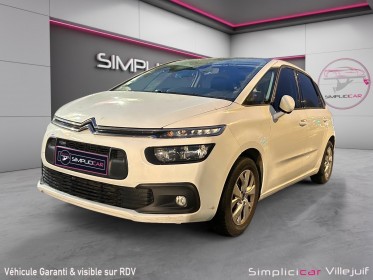 Citroen c4 picasso puretech 110 ss live, radar arrière, courroie changée, climatisation bizone, bluetooth, garantie 12 mois...