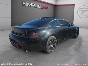 Bmw serie 6 e63 645ci v8 333ch full balck occasion avignon (84) simplicicar simplicibike france