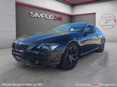 Bmw serie 6 e63 645ci v8 333ch full balck occasion avignon (84) simplicicar simplicibike france