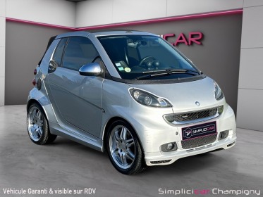 Smart fortwo cabrio cabriolet 98 ch brabus xclusive - carplay - pack cuir - embrayage neuf occasion champigny-sur-marne (94)...