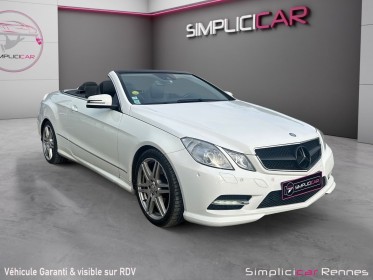 Mercedes classe e cabriolet 350 cdi blueefficiency executive a occasion simplicicar rennes simplicicar simplicibike france