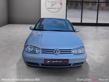 Volkswagen golf cabriolet 1.6i 100 ch carat occasion  simplicicar nice - pfvauto simplicicar simplicibike france