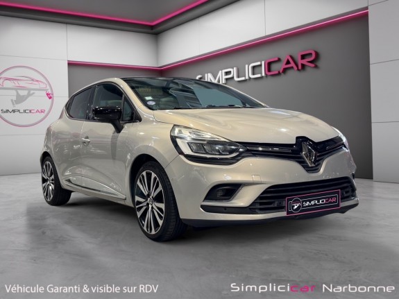 Renault clio iv tce 120 energy edc initiale paris garantie 12 mois toit pano keyless bose occasion simplicicar narbonne...