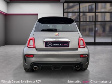 Fiat 500 14. 16v  abarth 165 cv-automatique -gris mat-toit ouvrant-interieur cuir occasion champigny-sur-marne (94)...