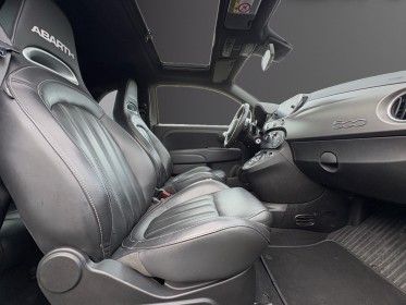 Fiat 500 14. 16v  abarth 165 cv-automatique -gris mat-toit ouvrant-interieur cuir occasion champigny-sur-marne (94)...