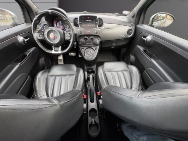 Fiat 500 14. 16v  abarth 165 cv-automatique -gris mat-toit ouvrant-interieur cuir occasion champigny-sur-marne (94)...