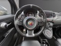 Fiat 500 14. 16v  abarth 165 cv-automatique -gris mat-toit ouvrant-interieur cuir occasion champigny-sur-marne (94)...