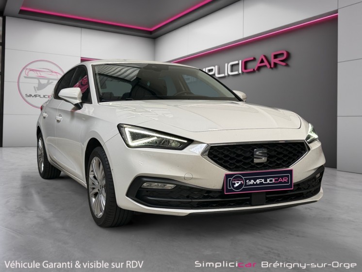 Seat leon 1.0 tsi 110 bvm6 urban - carplay - caméra de recul - garantie 12 mois occasion simplicicar bretigny-sur-orge...