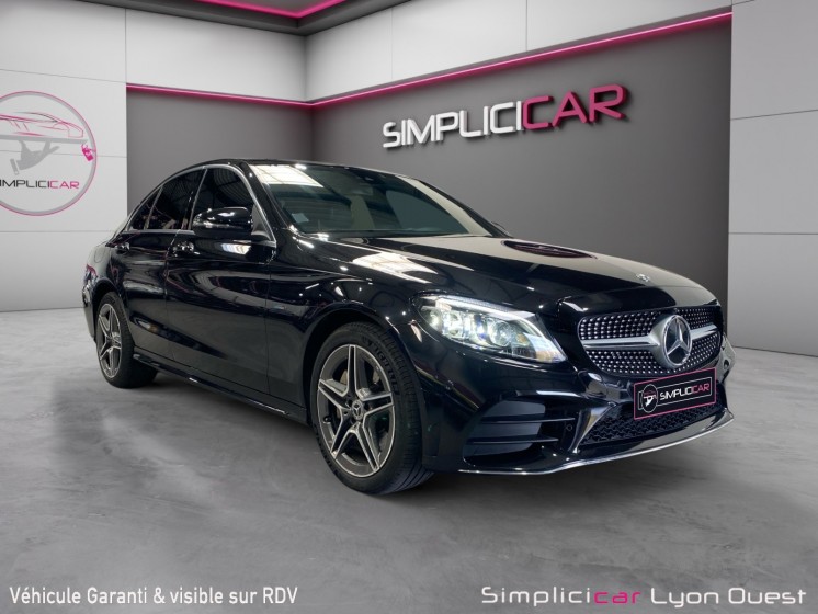 Mercedes classe c 300 e 9g-tronic amg line 2019 première main 66000 km - garantie 12 mois- occasion simplicicar lyon ouest...