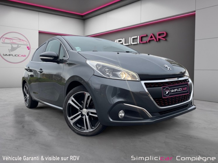 Peugeot 208 1.6 bluehdi 120ch ss bvm6 gt line - carplay - camera -  distrib ok occasion simplicicar compiegne simplicicar...