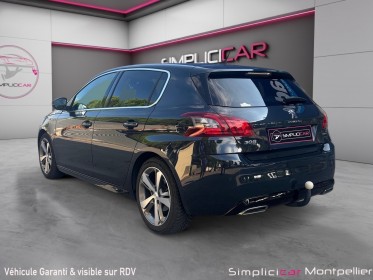 Peugeot 308 bluehdi 130ch ss bvm6 gt line attelage carplay caméra de recul garantie 12 mois occasion montpellier (34)...