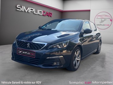 Peugeot 308 bluehdi 130ch ss bvm6 gt line attelage carplay caméra de recul garantie 12 mois occasion montpellier (34)...