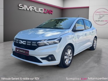 Dacia sandero sce 65 expression garantie 12 mois carplay regulateur occasion montpellier (34) simplicicar simplicibike france