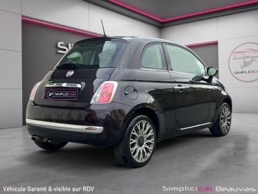 Fiat 500 1.2 8v 69 ch lounge - garantie 12 mois occasion parc voitures beauvais simplicicar simplicibike france