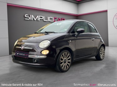 Fiat 500 1.2 8v 69 ch lounge - garantie 12 mois occasion parc voitures beauvais simplicicar simplicibike france