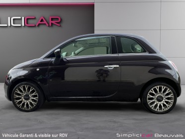 Fiat 500 1.2 8v 69 ch lounge - garantie 12 mois occasion parc voitures beauvais simplicicar simplicibike france