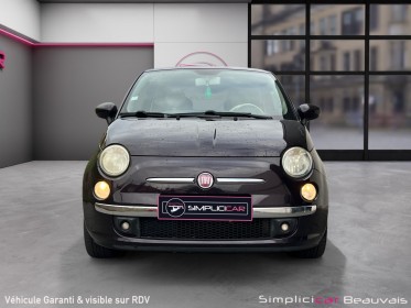 Fiat 500 1.2 8v 69 ch lounge - garantie 12 mois occasion parc voitures beauvais simplicicar simplicibike france
