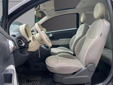 Fiat 500 1.2 8v 69 ch lounge - garantie 12 mois occasion parc voitures beauvais simplicicar simplicibike france